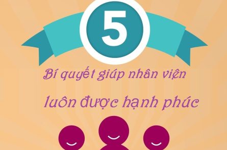 5 Bí quyết giúp nhân viên luôn được hạnh phúc khi làm việc