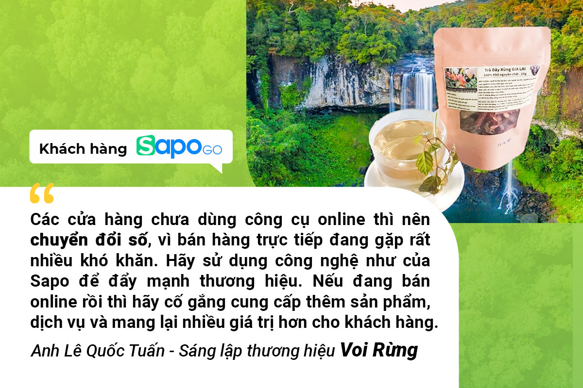 tăng trưởng bán hàng nhờ phần mềm sapo go