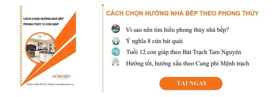 cách chọn hướng nhà bếp theo phong thủy