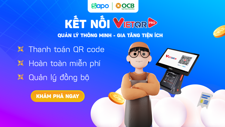 Kết nối thanh toán OCB VietQR trên Sapo