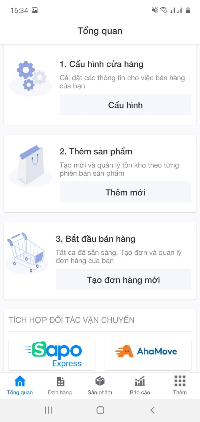 Quản lý bán hàng online theo từng danh mục