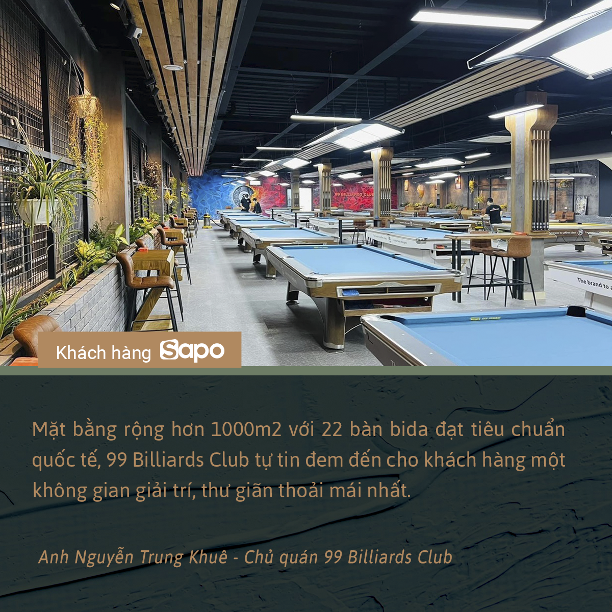 khách hàng 99 Billiards Club