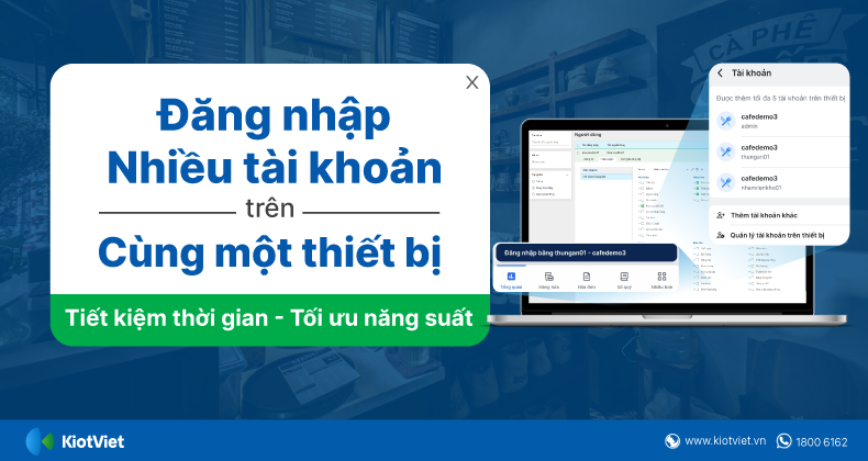 dang nhap nhieu tai khoan tren mot thiet bi