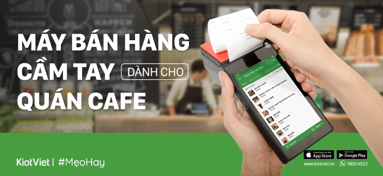 máy bán hàng cầm tay dành cho quán cafe