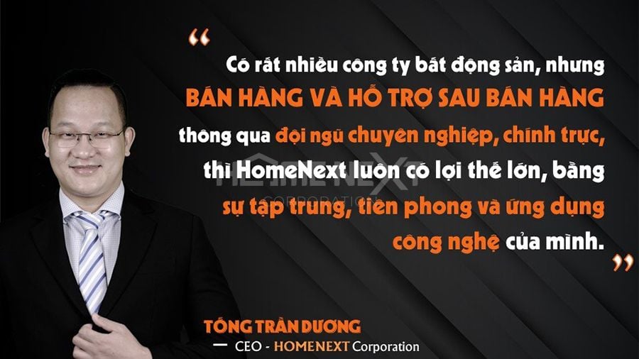 giám đốc công ty HomeNext chia sẻ