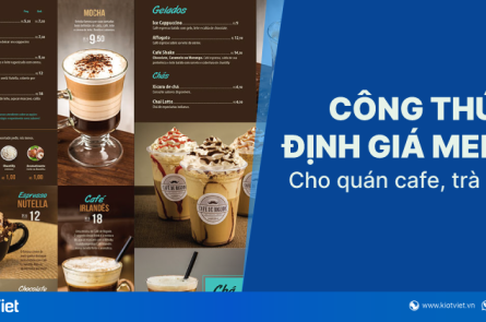 cong thuc dinh gia menu quan cafe