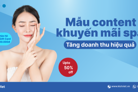 content khuyen mai spa