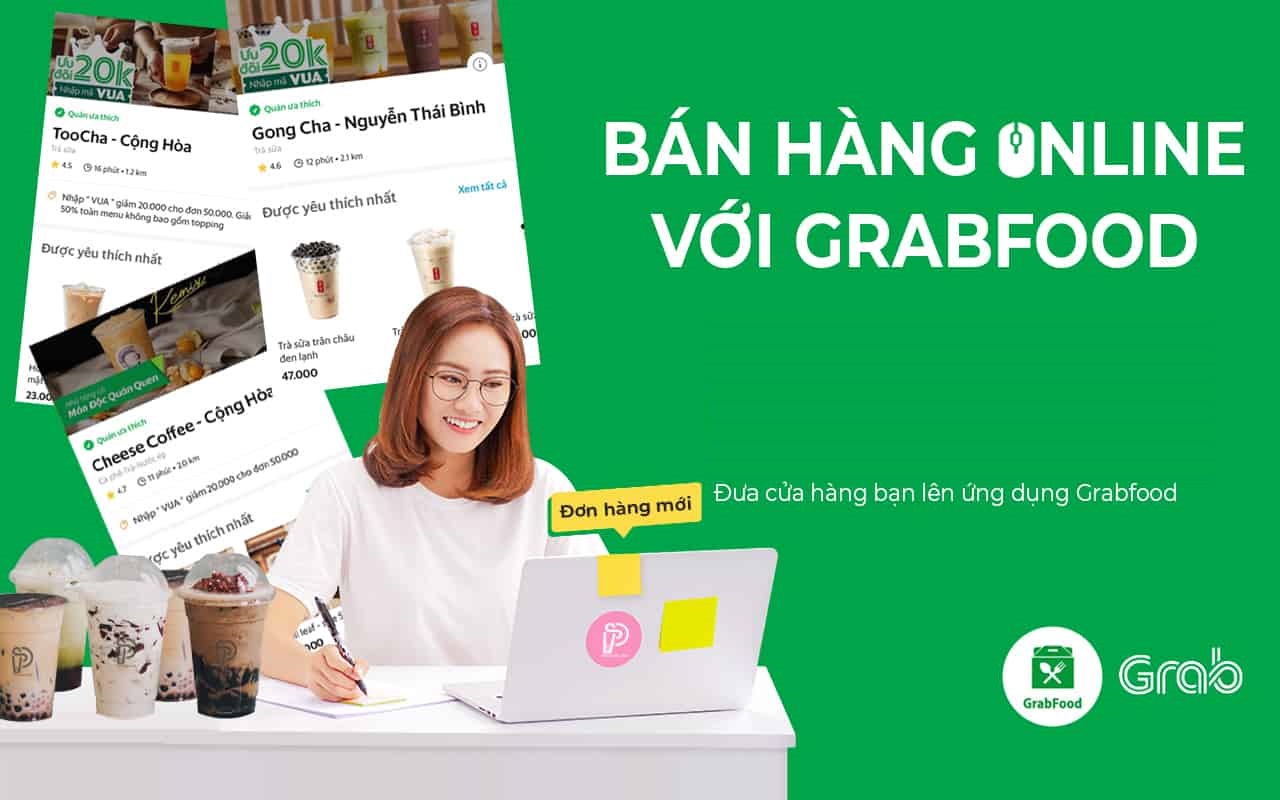 sapo fnb quản lý bán hàng trên grabfood