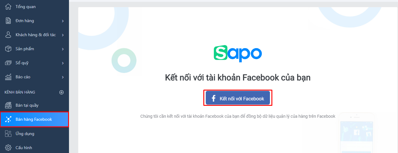 cập nhật tồn kho tự động lên Facebook và các gian hàng trên sàn với Sapo POS