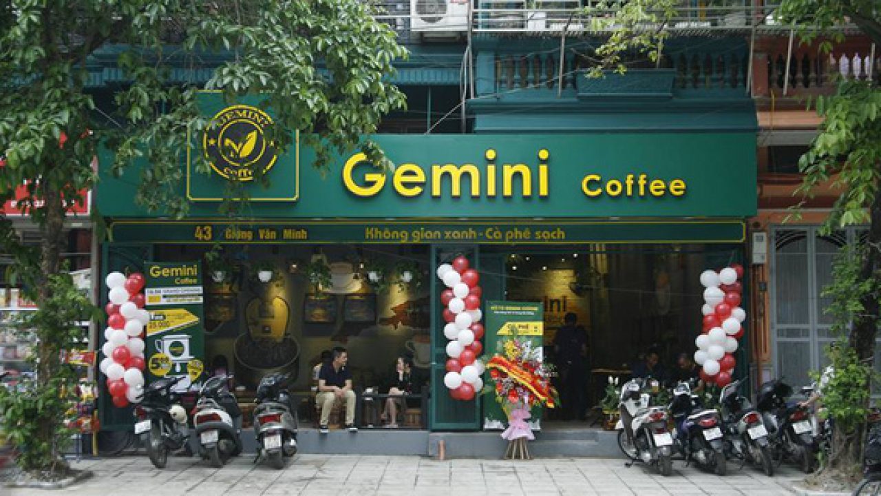 Gemini nhượng quyền cafe