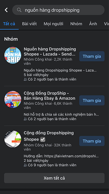 nguồn hàng dropshipping