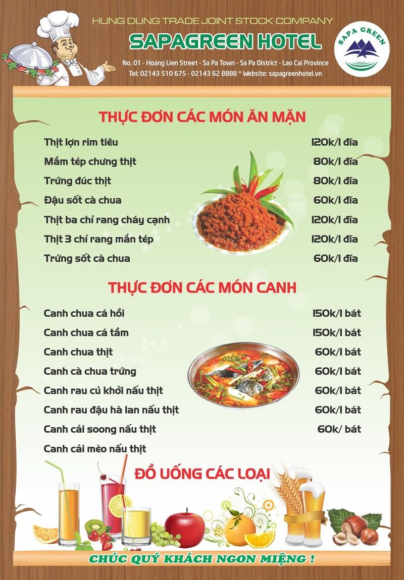 Cân bằng thực đơn khi kinh doanh nhà hàng