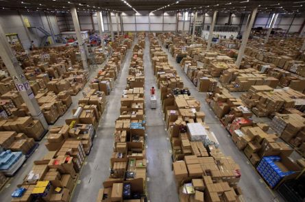 Amazon Warehouse Employees Prepare For Their Busiest Time Of Year