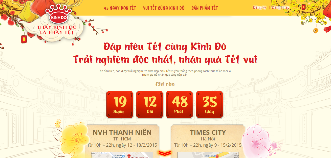 Thiết kế website với đồng hồ đếm ngược khuyến mại