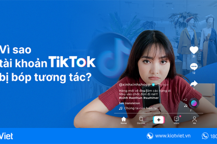 Vi sao tai khoan TikTok Shop bi bop tuong tac