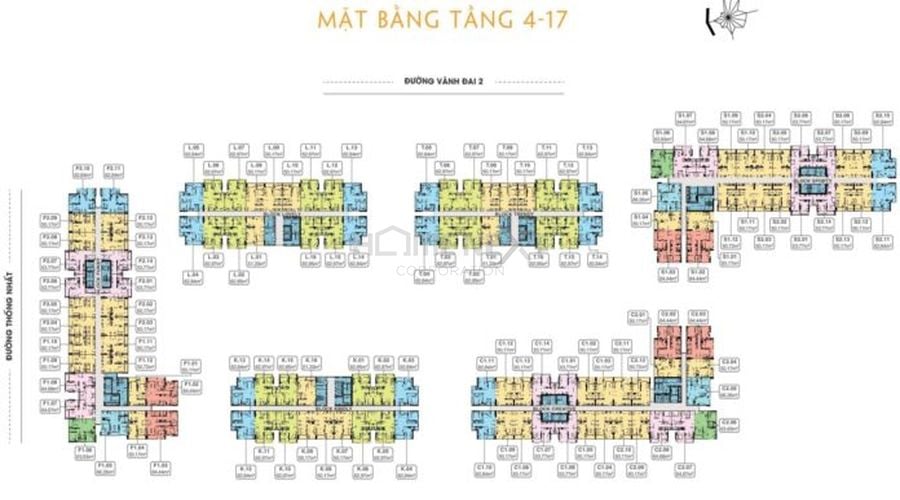 Mặt bằng tầng 4 - 17 -9X Next Gen Dĩ An