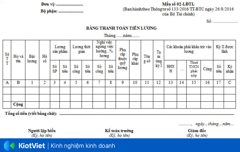 mau bang luong 1