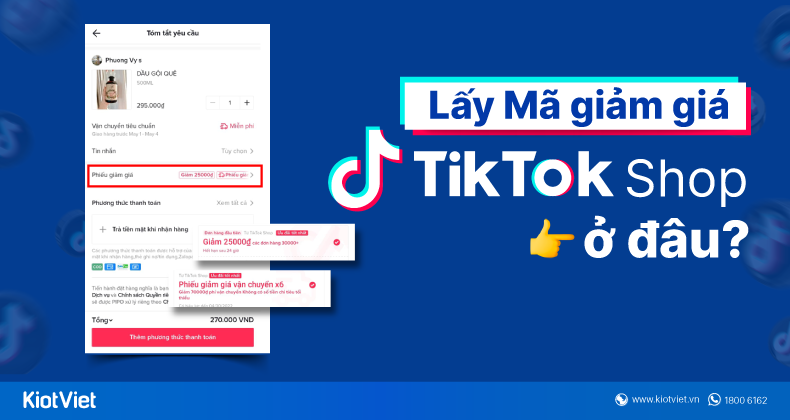 cach tu tao ma giam gia tiktok shop