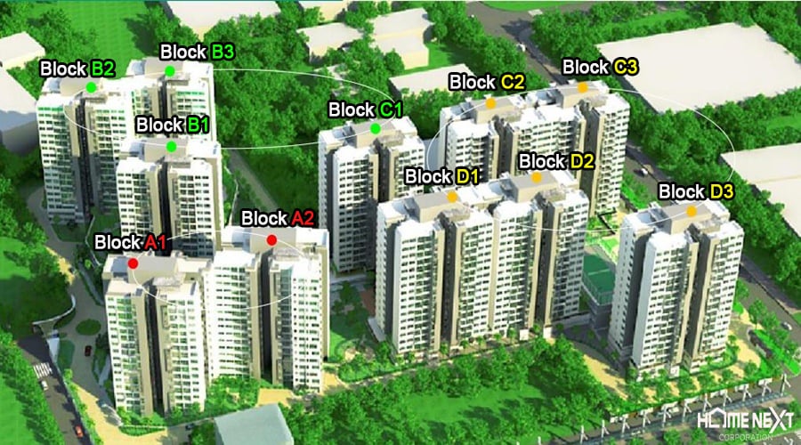 mô hình các block dự án habitat giai đoạn 3