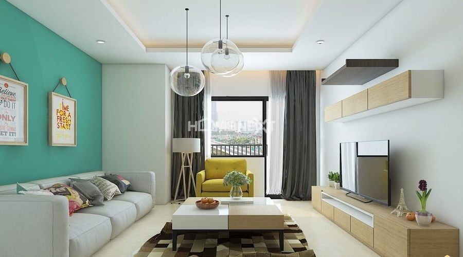 Chung cư 40m² sử dụng mẫu nội thất đơn giản