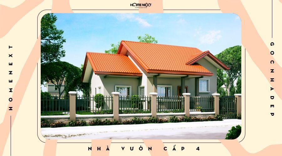 Thiết nhà vườn cấp 4 đẹp cho mọi nhà