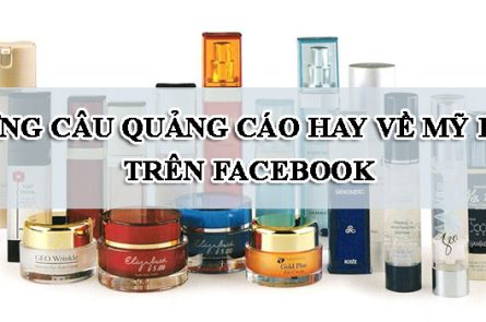 Những mẫu quảng cáo hay về mỹ phẩm trên facebook