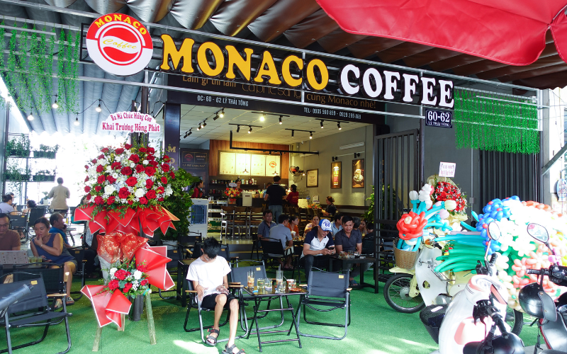 thương hiệu nhượng quyền cafe Monaco Coffee