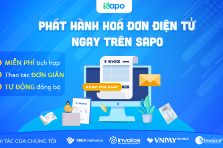 Phát hành hóa đơn điện tử trên phần mềm Sapo