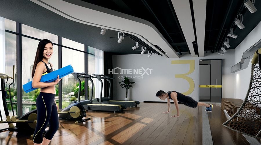 Tiện ích phòng Gym dự án Tecco Home An Phú