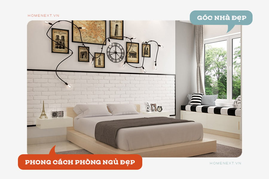 Phong cách phòng ngủ đẹp hiện đại