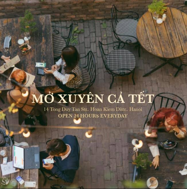 quán cafe mở xuyên tết