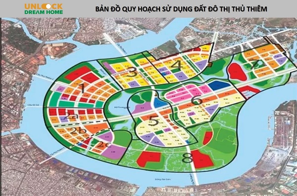 bản đồ quy hoạch thủ thiêm mới nhất