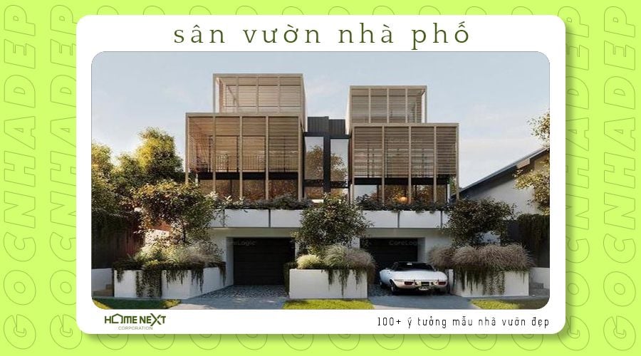 thiết kế sân vườn cho nhà phố