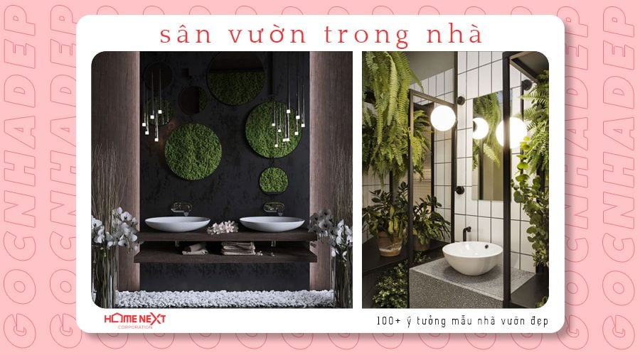 Thiết kế sân vườn trong nhà