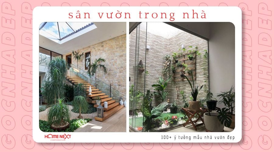 Thiết kế sân vườn trong nhà