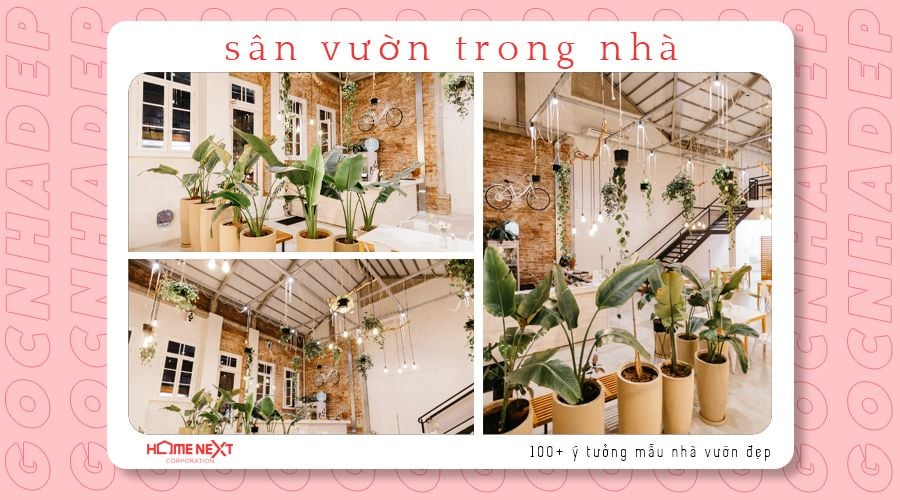 Thiết kế sân vườn trong nhà