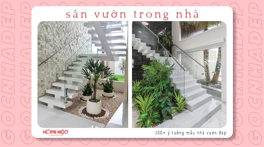 Thiết kế sân vườn trong nhà