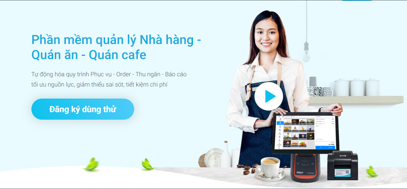 quản lý nhà hàng, quán cafe bằng phần mềm