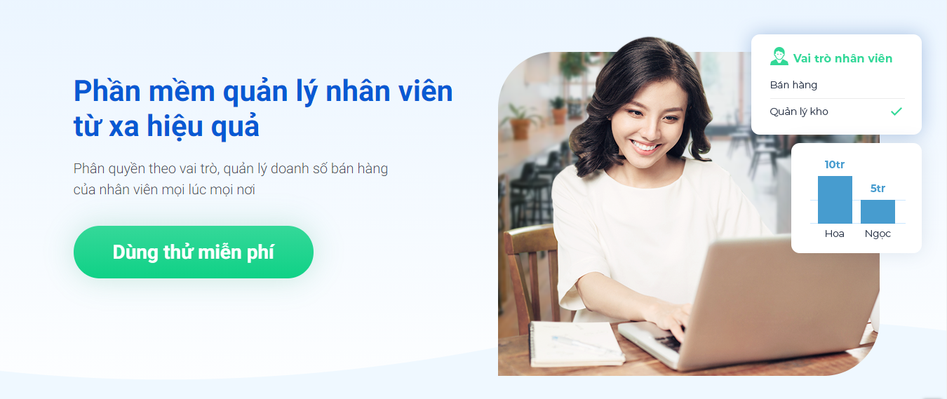 hệ thống quản lý nhân viên sapo pos