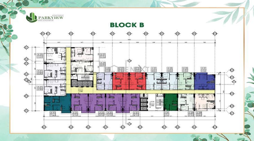 mặt bằng dự án parkview