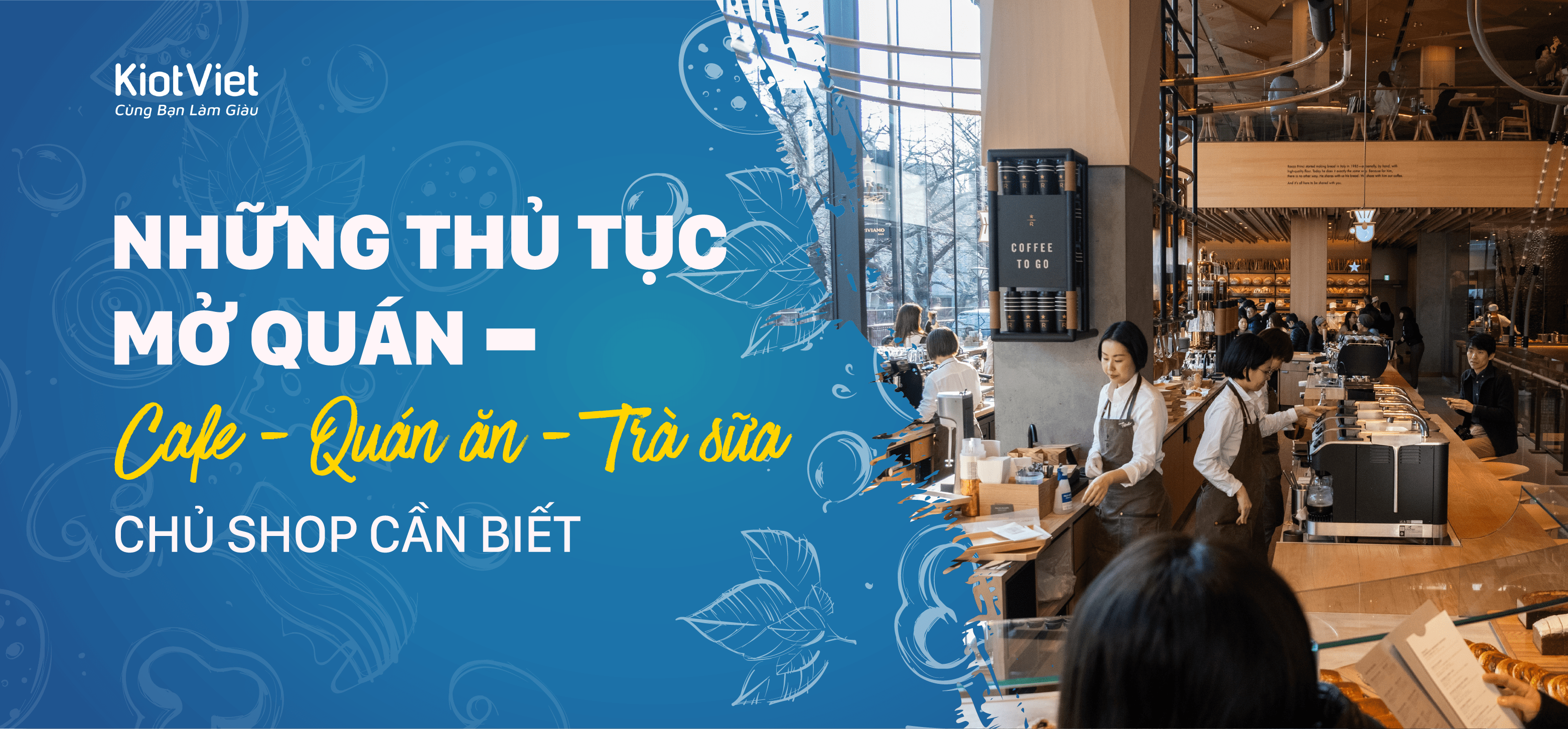 Thủ tục mở quán cafe