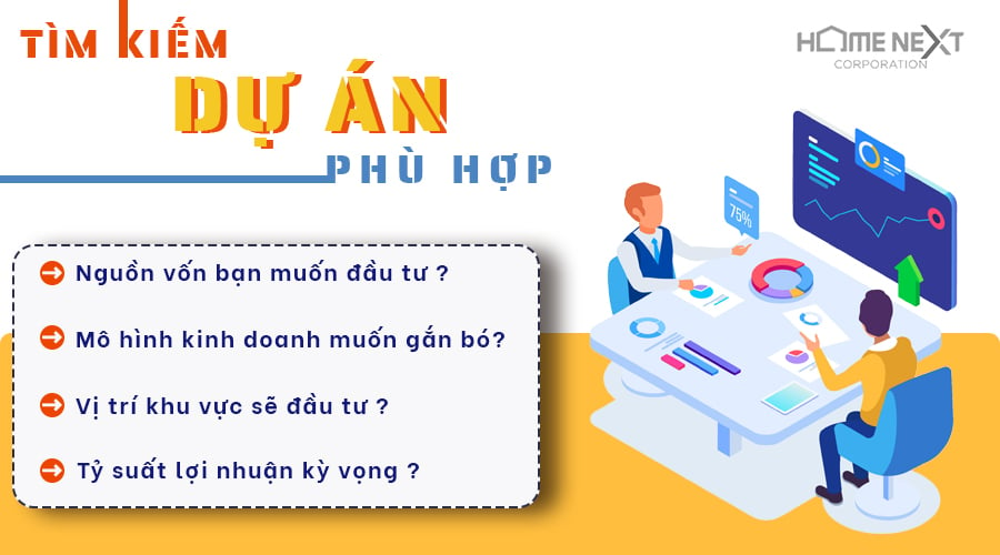 tìm kiếm một dự án phù hợp