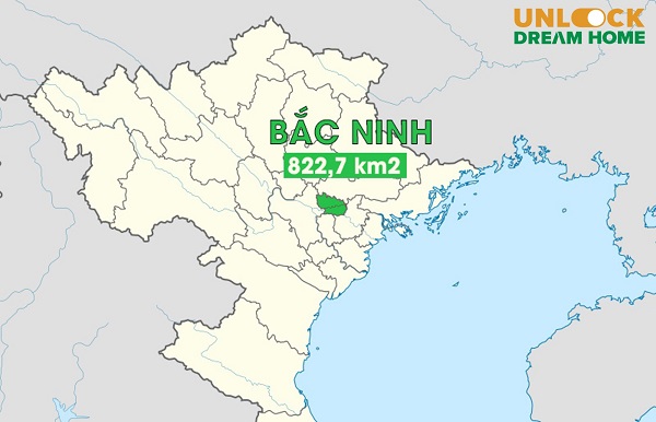 Bắc Ninh là tỉnh có diện tích nhỏ nhất Việt Nam