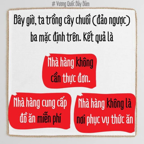 Tư duy “trồng chuối” – Công thức tạo ra những ý tưởng kinh doanh mới mẻ