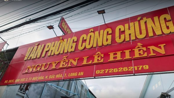 văn phòng công chứng đức hòa