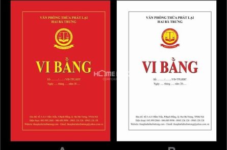 vi bằng mua bán nhà đất