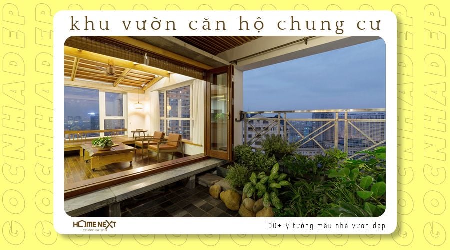 thiết kế sân vườn cho căn hộ chung cư