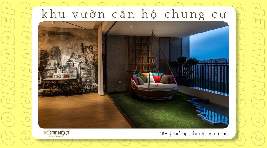 thiết kế sân vườn cho căn hộ chung cư