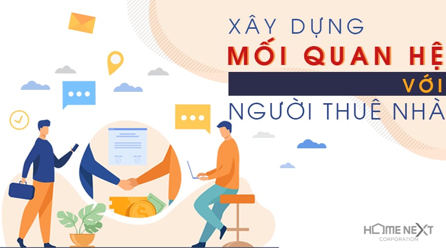 xây dựng mối quan hệ với người thuê nhà