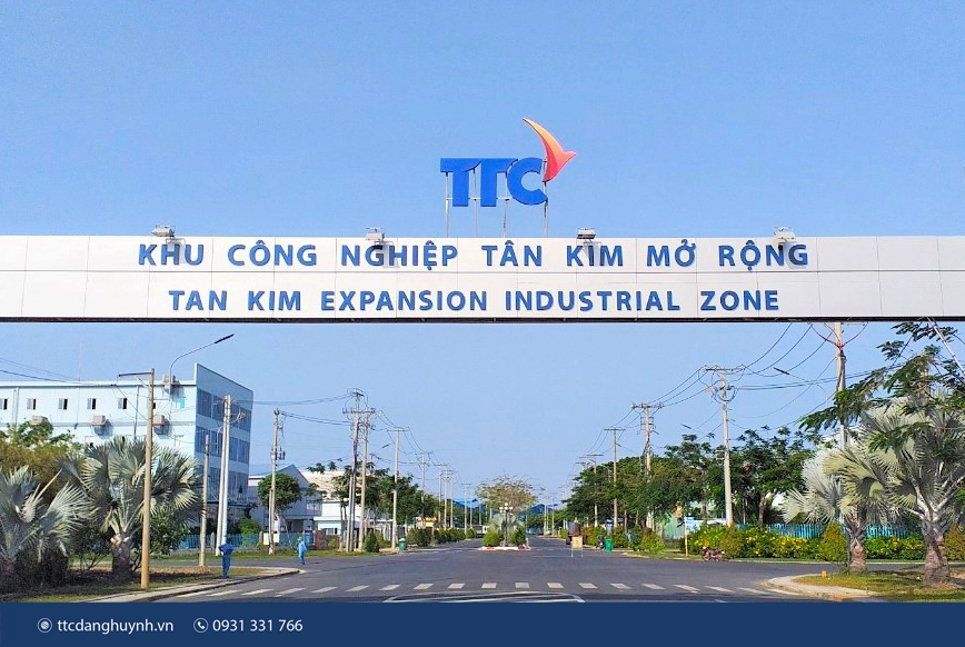 Cổng khu công nghiệp Tân Kim Mở Rộng